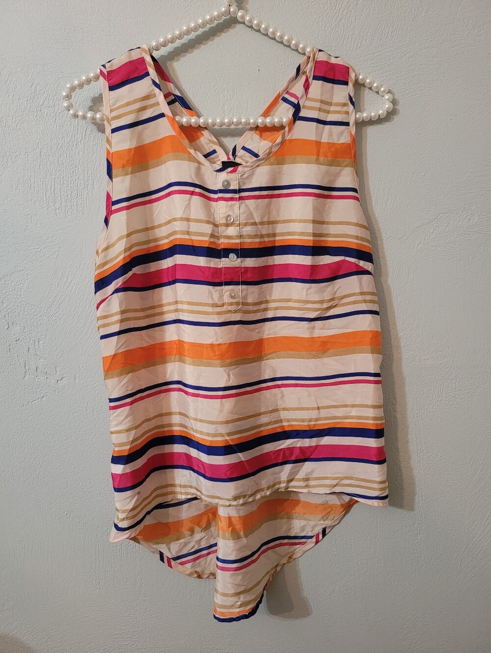 Fun & Flirt Colorful Stripe Top Size Medium!